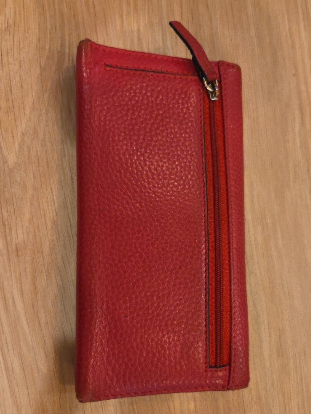LODIS Kate Red Leather Long Wallet - Picture 2 of 16
